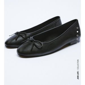 Zara ballerina flats